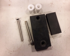 Rubber cut 20x35x80mm, NBR 70